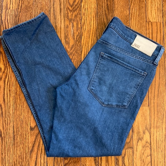 PAIGE Denim - PAIGE | Lennox Mid-rise Jeans, Medium Blue Wash | Sz 32
